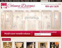 Tablet Screenshot of columndesigns.com